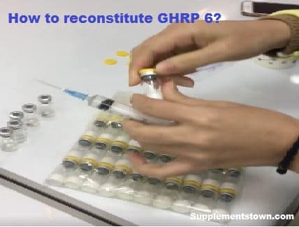 GHRP 6 peptide reconstitution