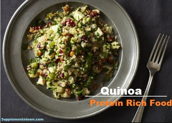 quinoa protein rich food