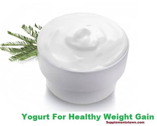 gain weight with yogurt