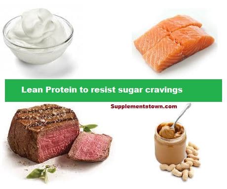 lean protein to resist sugar cravings