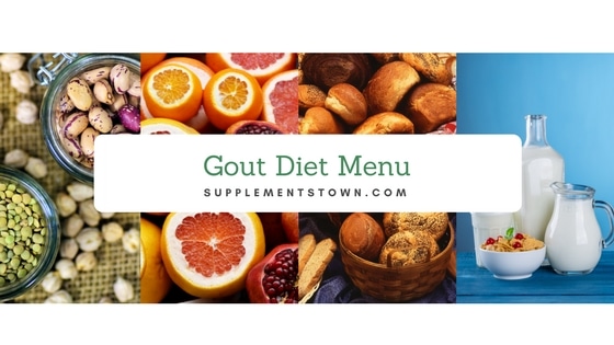 gout diet menu