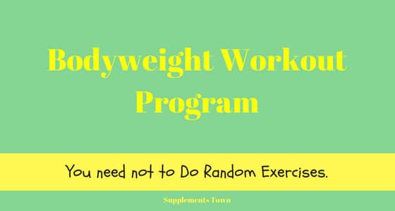 bodyweight workout plan